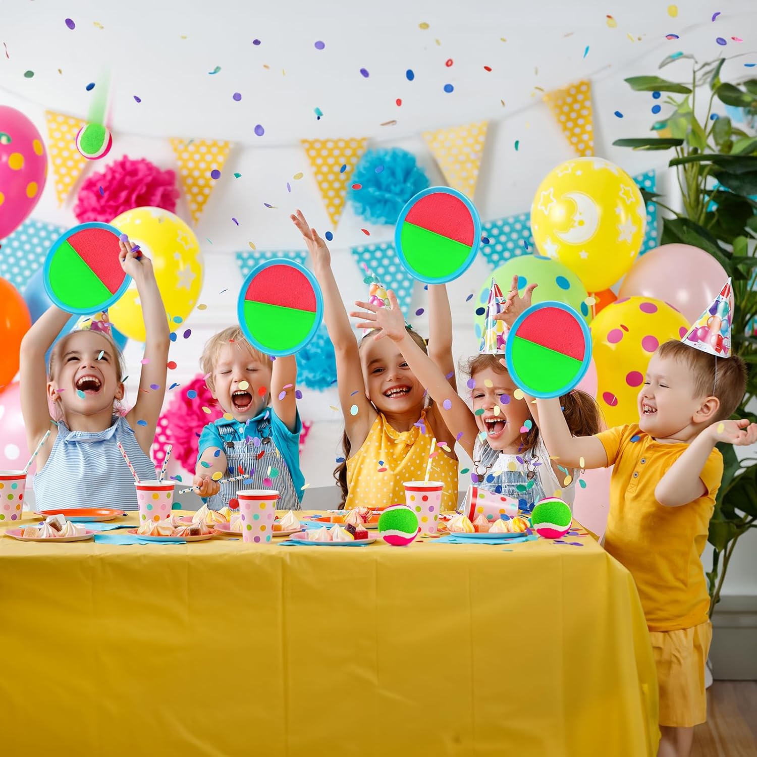 Ayeboovi Toss and Catch Ball Game Outdoor Toys for Kids Games Beach Pool Toys Outdoor Yard Games for 3 4 5 6 7 8+ Year Old Boys Girls Birthday Valentine's Day Gift Easter Basket Stuffers (Upgraded) 24hrsmart